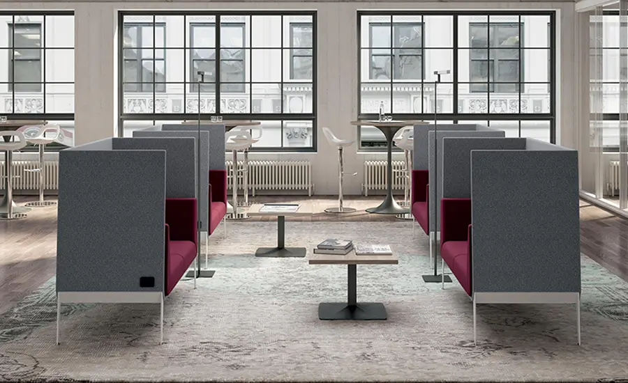 ACCORD Italian designed High Back Seating, steel or beech frame, removable cushions 2 ACCORD Italian designed High Back Seating, steel or beech frame, removable cushions - Image 2