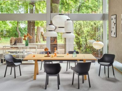 BALTIC Remix 4 leg chair, metal or beechwood legs and plastic shell with cushion