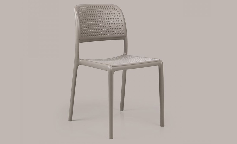 BORA Bistrot One piece polypropylene chair with arms, non-slip feet, Recyclable 3 BORA Bistrot One piece polypropylene chair with arms, non-slip feet, Recyclable - Image 3
