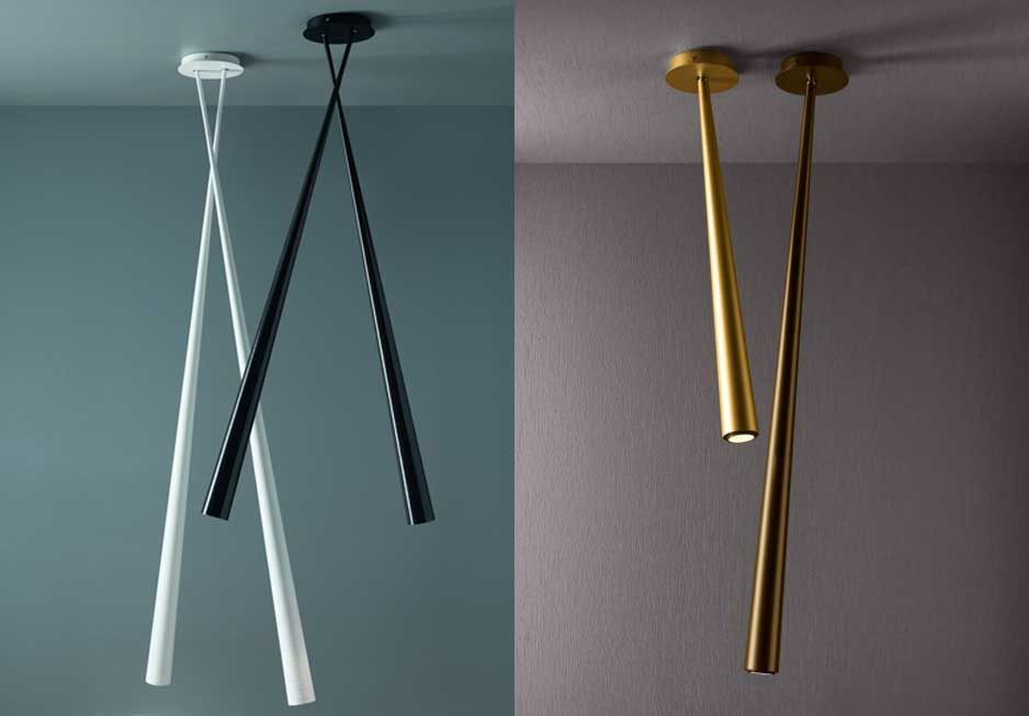 Pendant Ceiling Lamp in Powder Coated Aluminium, Orientable, 5 Finish Options. 4 Pendant Ceiling Lamp in Powder Coated Aluminium, Orientable, 5 Finish Options. - Image 4