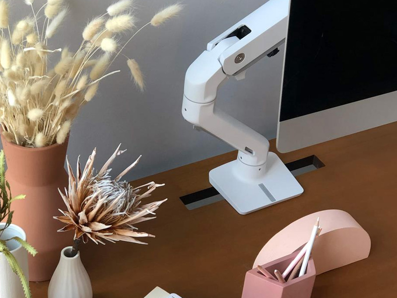 HX Heavy Duty Desk Monitor Arm, Cables Hidden, Patented Ergonomic Positioning. 3 HX Heavy Duty Desk Monitor Arm, Cables Hidden, Patented Ergonomic Positioning. - Image 3