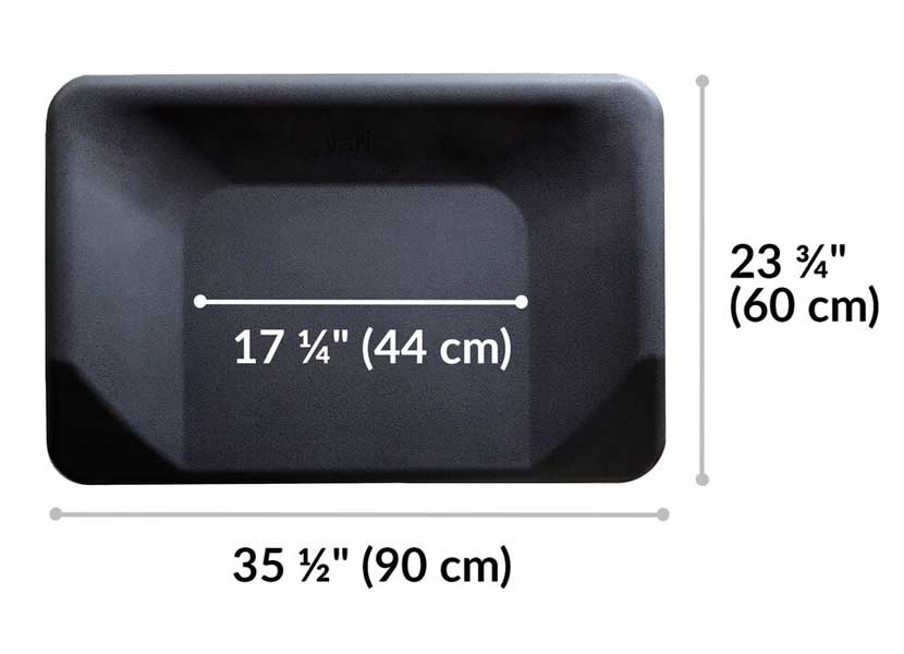 Active Mat That Encourages Movement, 60 x 90cm, Angled Edges, Non-Slip, Black. 2 Active Mat That Encourages Movement, 60 x 90cm, Angled Edges, Non-Slip, Black. - Image 2