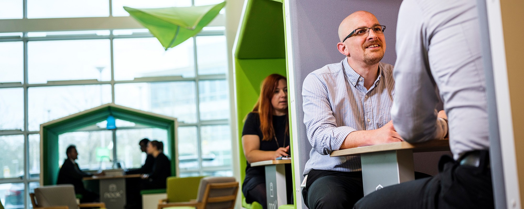 Nook Mobile Modular Acoustic Pods, 90cm or 120cm, for 2 or 4 Person Meetings. 5 Nook Mobile Modular Acoustic Pods, 90cm or 120cm, for 2 or 4 Person Meetings. - Image 5