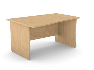 Ashford Panel Leg Wave Desk