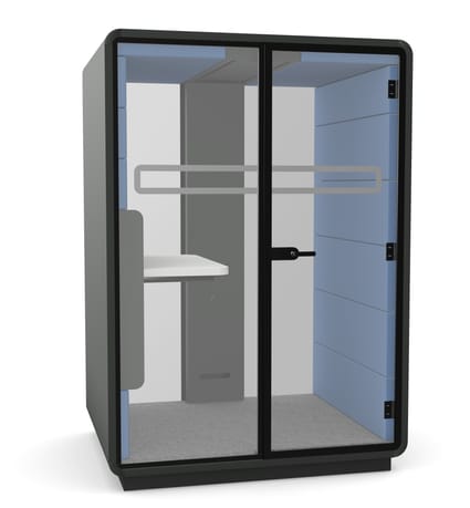 Mikomax Hush Work Sit & Stand Closed Acoustic Meeting Pod with sit/Stand Desk 1 Mikomax Hush Work Sit & Stand Closed Acoustic Meeting Pod with sit/Stand Desk