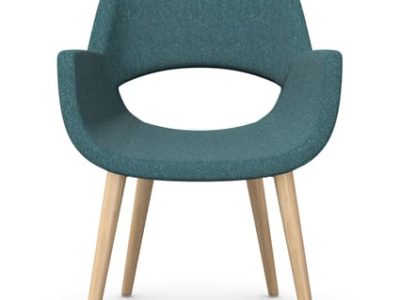 FIELDER Chair with 4 Wooden Legs