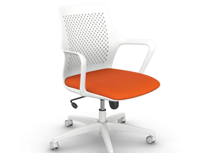 Gemina 121 Adjustable Visitor Chair with Swivel Base