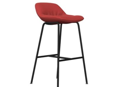 Noti Mishell Soft Stool with Hocker Tubular legs