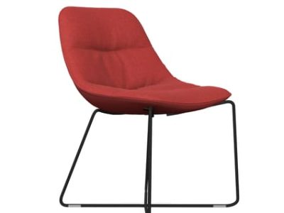 Noti Mishell Soft Chair with Skid Metal Frame