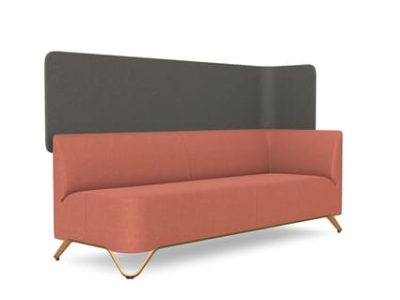 Profim SoftBox 3-Seat Sofa with Left or Right Arm and Wall - Model 3RW/3LW