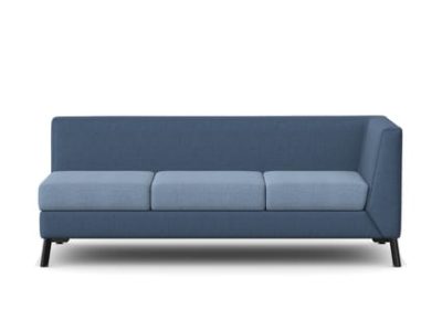 CARA Soft Seating Modular Three Seat Sofa, One Arm RH