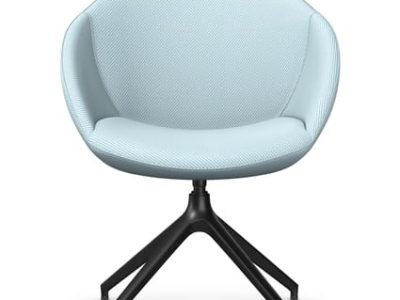 ELENA Lounge/Meeting Chair with Pyramidal Aluminium Base