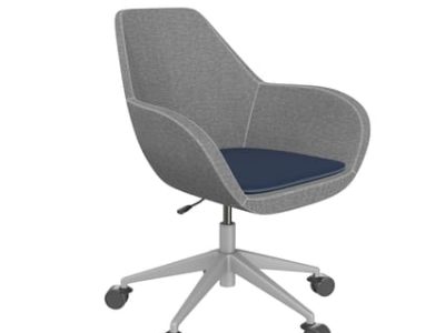 Profim Fan Swivel 5 Star Base Armchair with Castors/ Economic Mechanism Model 10Z/10E