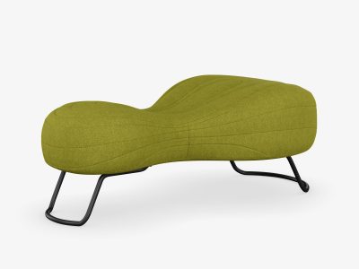 Noti Bouli 2 Seater Sofa with Painted Steel Base - BO2PL