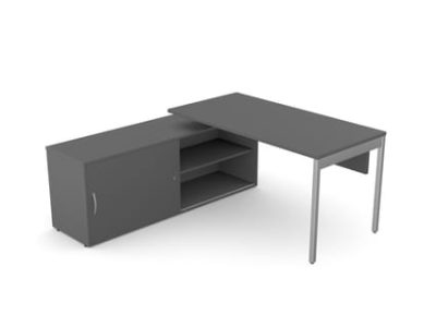 Sove Desk - Executive Desk with Side Storage