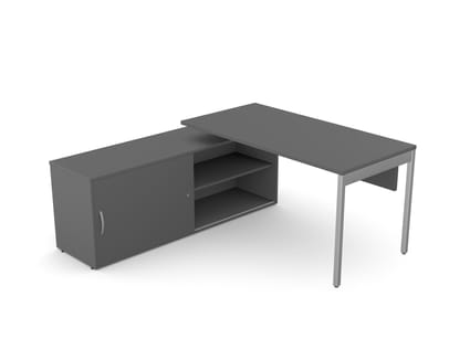 Sove Desk - Executive Desk with Side Storage 1 Sove Desk - Executive Desk with Side Storage
