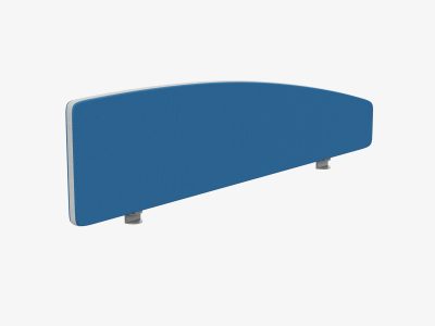 Flite Softline Desk Mounted Curved Top Screen