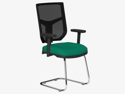 OA Series High Backrest Swivel Chair, Nylon Base