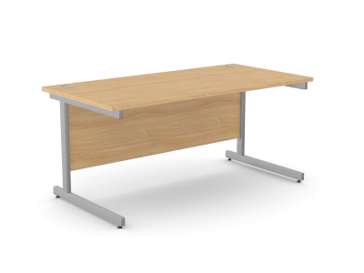 Ashford Cantilever Metal Leg Straight Desk