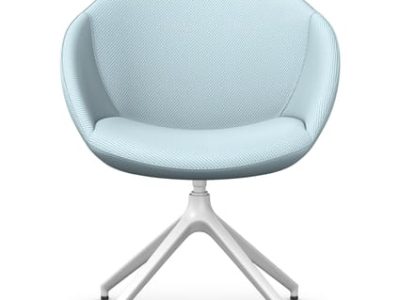 ELENA Lounge/Meeting Chair with Pyramidal Nylon Base