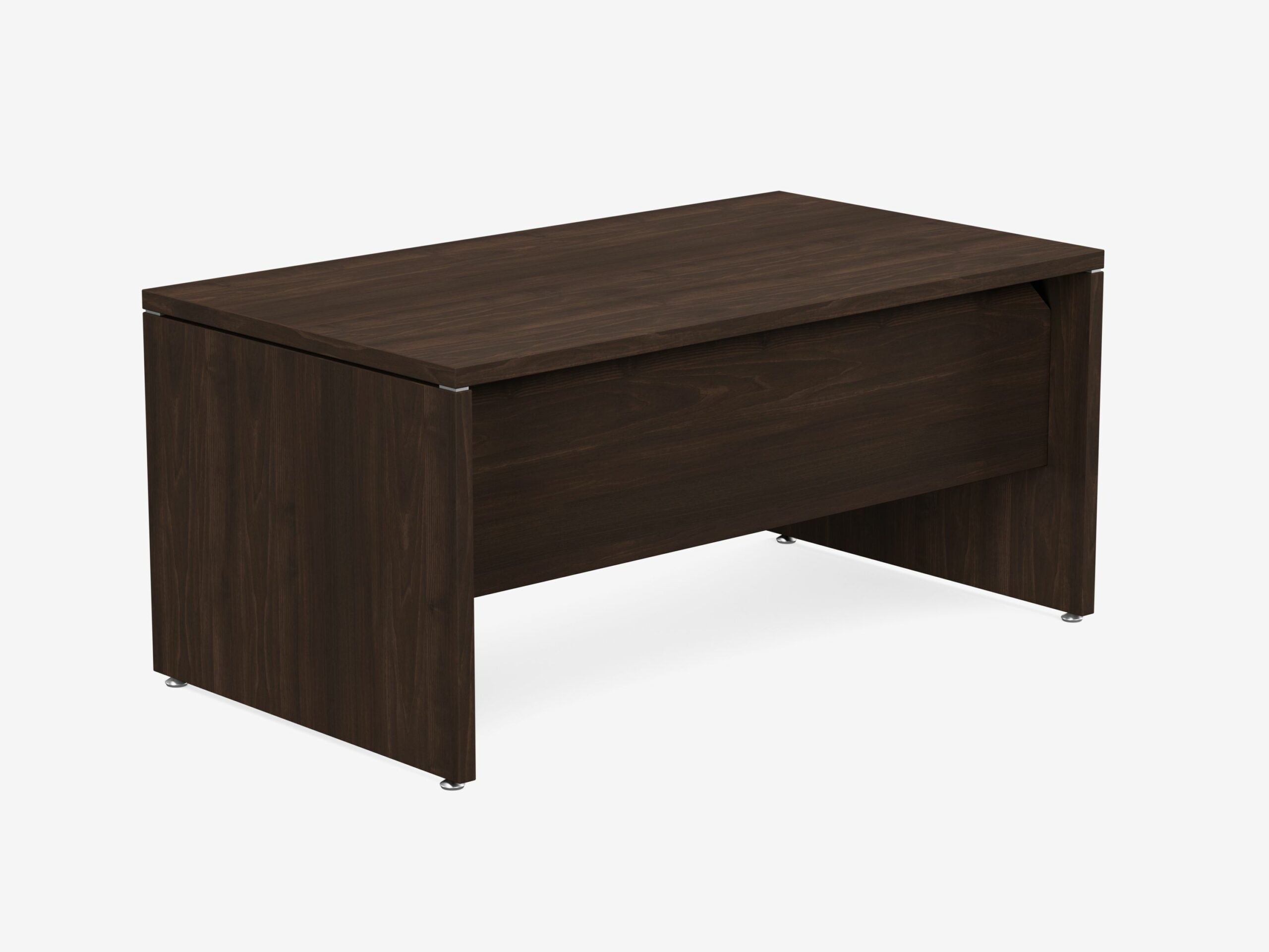 Fermo Wooden Executive Desk with Panel Legs 1 Fermo Wooden Executive Desk with Panel Legs