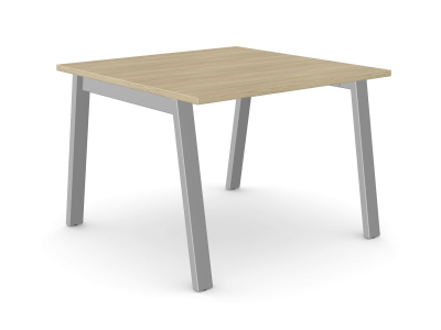 Switch Single Piece Straight Meeting Table & Large Table Starter Section with A-Leg