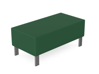 Kleiber Snake Modular Seating Rectangular Seater, 1000 mm Wide with no Backrest
