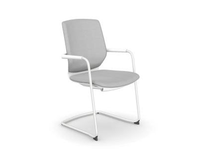 Y.88-Grey Meeting Room Chair with Cantilever Legs