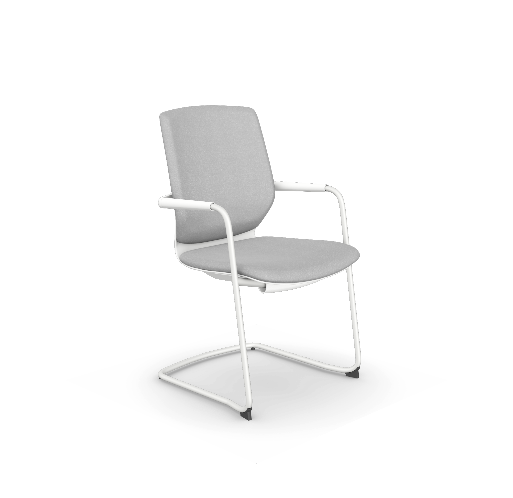 Y.88-Grey Meeting Room Chair with Cantilever Legs 1 Y.88-Grey Meeting Room Chair with Cantilever Legs