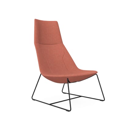 Profim Chic Lounge Chair on Wire Frame A10V3 1 Profim Chic Lounge Chair on Wire Frame A10V3