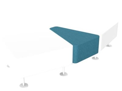 Wall In 30 Degree Connector Pouffe - Model C1