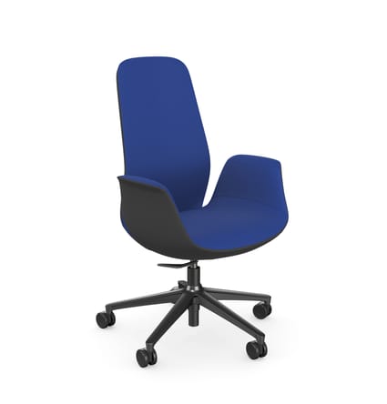 Ellie High Backrest Swivel Armchair with 5 Star Base 1 Ellie High Backrest Swivel Armchair with 5 Star Base