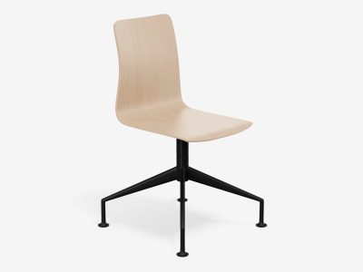 Linar Plus Wooden Chair with Cross Base