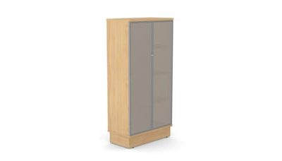 Grand Executive Wooden Cabinet (2 Glass Doors)