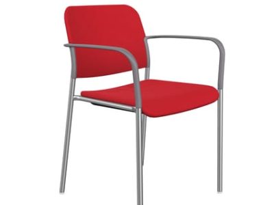 Zoo Upholstered Seat and Backrest Chair with 4-Legged Frame - Model 500H