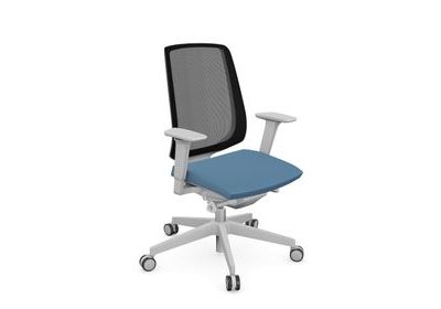 Profim LightUp Task Chair with Mesh Backrest  - Model 250 Light Grey