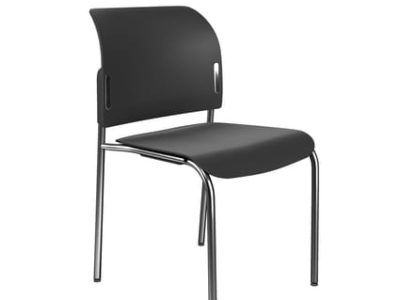Bit Plastic Seat and Backrest Chair, 4-Legged Frame - Model 550H