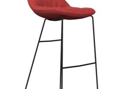 Noti Mishell Soft Stool with Hocker Skid Metal Frame