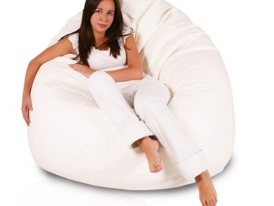 Moodlii Sako Upholstered Fabric Bean Bag