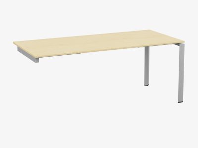 Trio Rectangular Desk (For use with Side Cabinet) 1800x800x735 mm