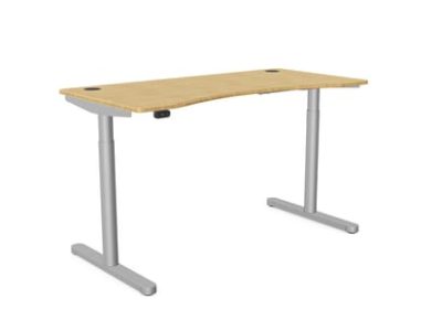 RoundE Bamboo Home Office Sit Stand Desk