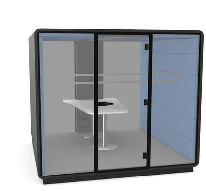 Mikomax Hush Meet L3 Acoustic Closed Meeting Pod 1 Mikomax Hush Meet L3 Acoustic Closed Meeting Pod