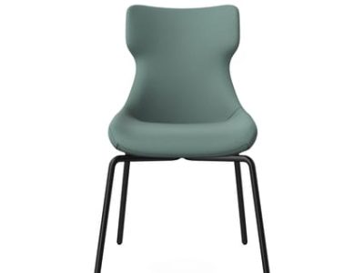 NOVA Breakout/Meeting chair with 4 Metal Legs