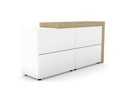 Auttica Executive Wooden Cabinet with 3 Drawers