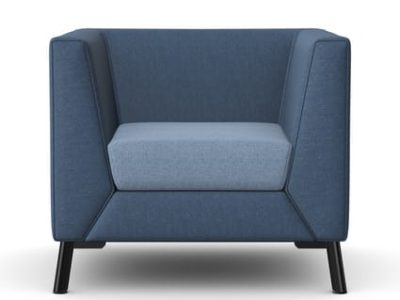 CARA Soft Seating Modular One Seat Sofa, Two Arms