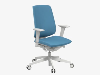Profim LightUp Task Chair with Upholstered Backrest - Model 230 Light Grey