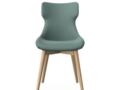 NOVA Breakout/Meeting chair with 4 Wooden Legs