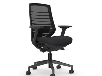 X.77 Mesh Back Ergonomic Task Chair with Black Frame