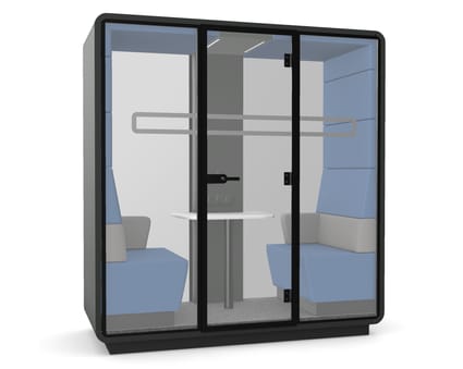 Mikomax Hush Meet S Acoustic Closed Meeting Pod 1 Mikomax Hush Meet S Acoustic Closed Meeting Pod