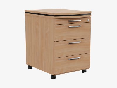 Oskar Executive Wooden Mobile Pedestal